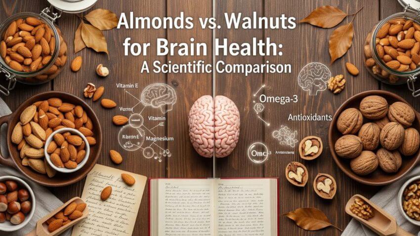 Almonds vs. Walnuts for Brain Health