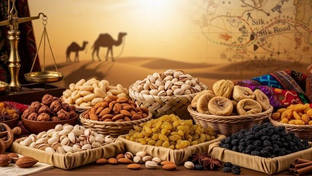 How Did Trade Routes Like the Silk Road Spread Dry Fruits Across the World?