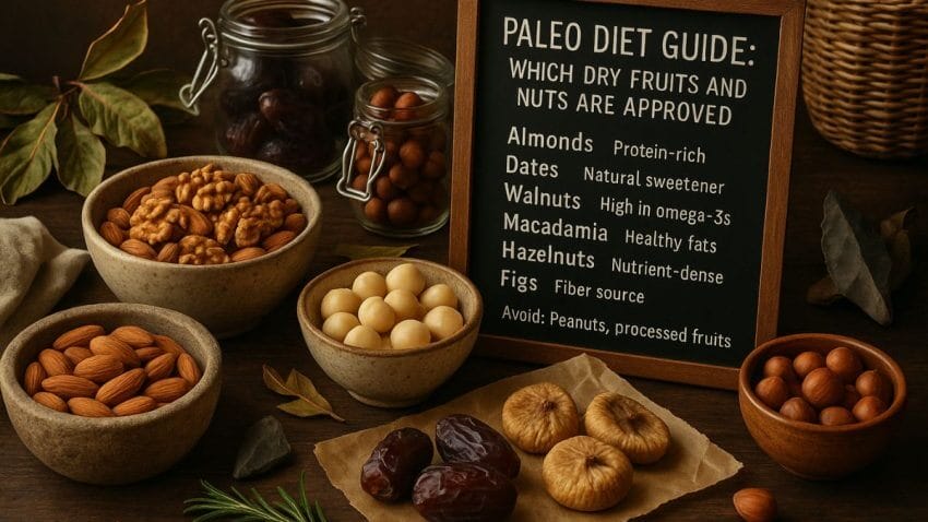 Which Dry Fruits and Nuts are approved in Paleo Diet