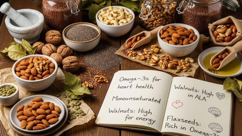 Healthy Fats in Nuts and Seeds