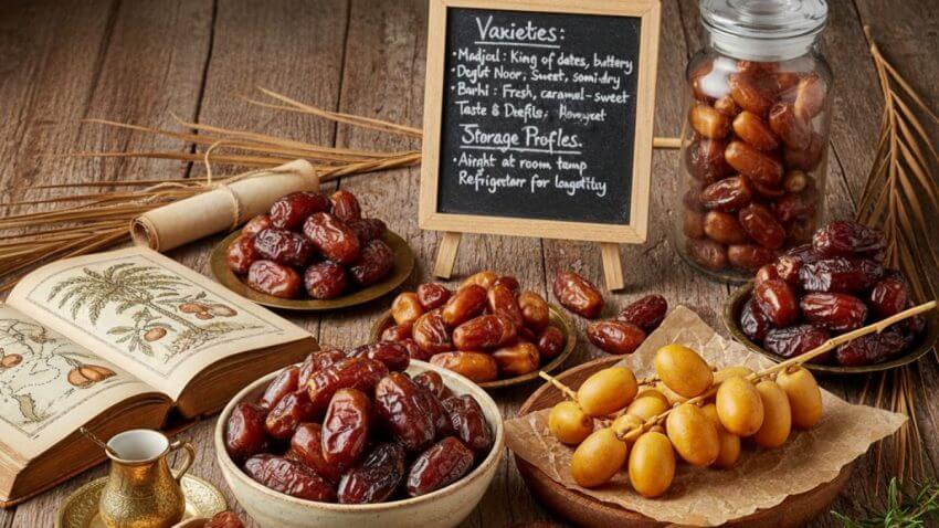 Dates (Khajur): History, Varieties, Taste & Storage Guide